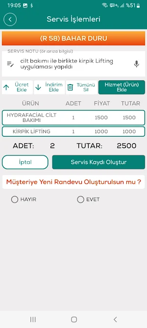 Randevu Takip Screenshot 2