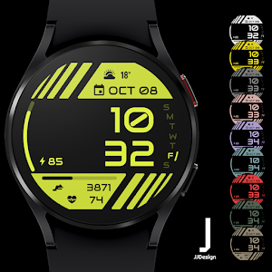 JJ-Digital008 Watch Face Screenshot 0
