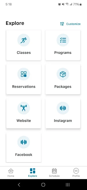 LiveWell Athletic Club Screenshot 2