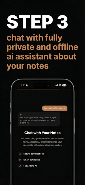 Viska: Local AI Meeting Notes Screenshot 2