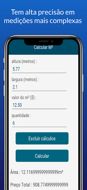 Calcular Área e Perímetro PRO Screenshot 2
