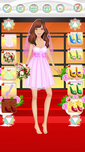 Elegant Wedding Dress up Game Screenshot 3