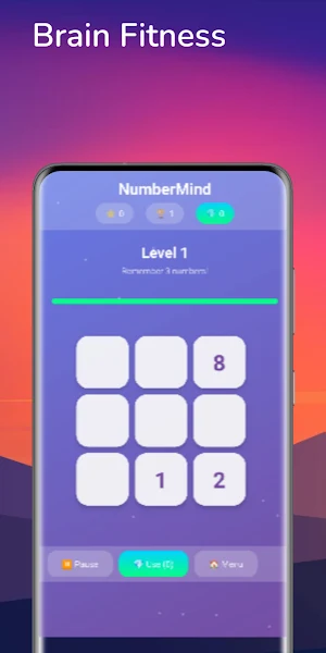 NumberMind - Memory Game Screenshot 2
