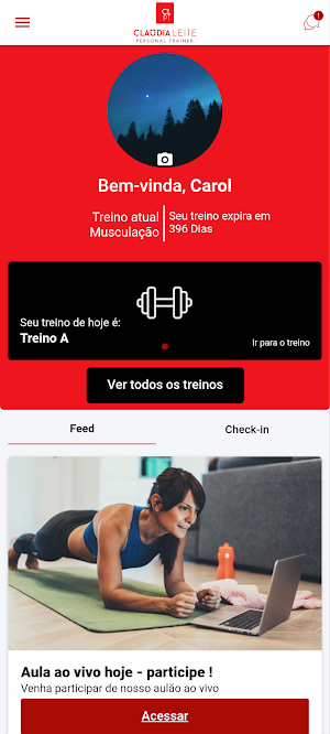 Claudia Leite Personal Trainer Screenshot 0