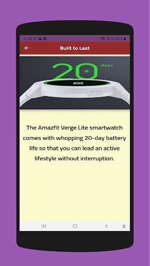 Amazfit Verge Lite guide Screenshot 3