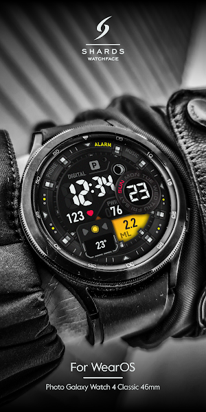SH017 Watch Face, WearOS watch Screenshot 2