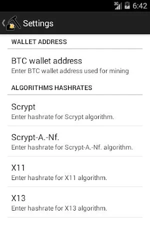 NiceHash stats Screenshot 0