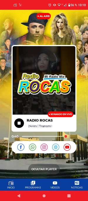 Radio Rocas Pimentel Screenshot 2