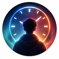 Depth Clock Wallpaper 3D