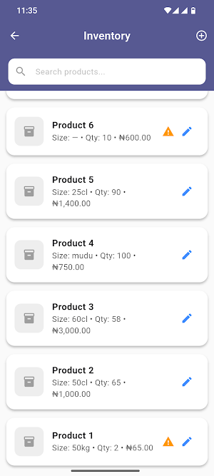 Sellint - Manage Sales & Stock Screenshot 1
