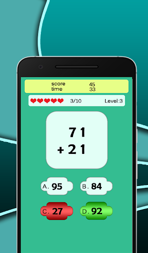 THREE: Extra Math Quiz Screenshot 3