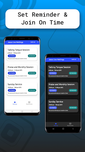 Jesus Live Meetings and Sermons App Screenshot 1
