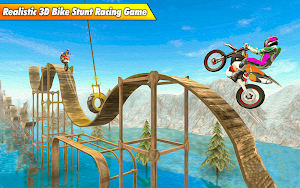 Bike Stunt Racing 3D - Free Games 2020 Screenshot 1