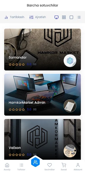 Hamkor Market Screenshot 2