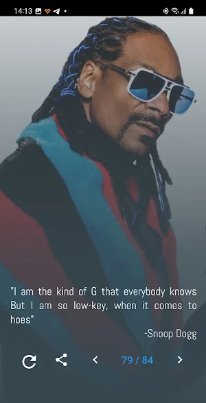 Snoop Dogg Quotes and Lyrics Screenshot 3