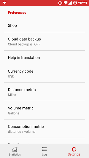 Car Fuel Log - Mileage tracker Screenshot 3