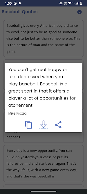 Baseball Quotes and Sayings Screenshot 3
