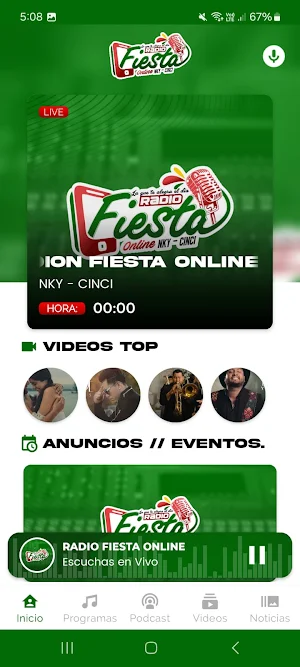 Radio Fiesta Online Screenshot 1