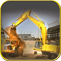 City Heavy Excavator Crane Sim