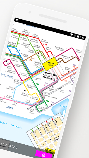 Santa Barbara Bus Map Offline Screenshot 1