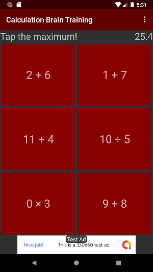 Calculation Brain Training Screenshot 1