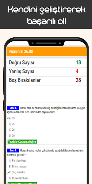 Ehliyet Sınav Soruları Screenshot 2