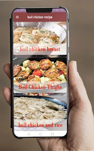 boil chicken recipe Screenshot 0