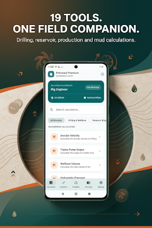 Petronaut Petroleum Calc Screenshot 3