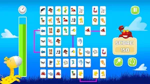 Connect Animals : Onet Kyodai (puzzle tiles game) Screenshot 1