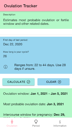 Ovulation & Period Tracker: Fertility Calendar Screenshot 0