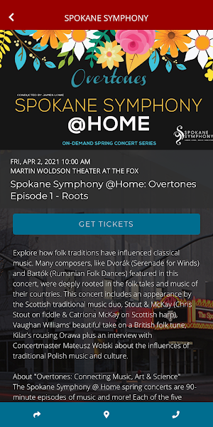 Spokane Symphony Screenshot 3