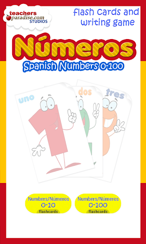 123 Numeros 0-100 - Learning Spanish Numbers Screenshot 0