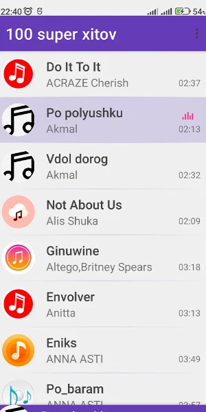 100 super xitov Screenshot 3