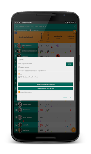 Teacher Gradebook Screenshot 3