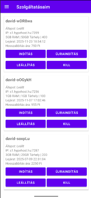 HypeHost Screenshot 1
