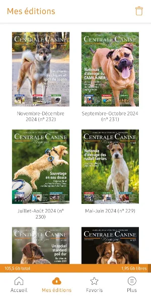 Centrale Canine Magazine Screenshot 1