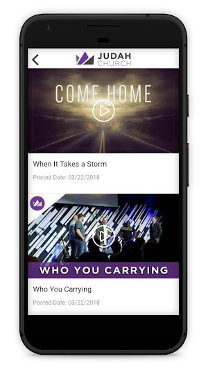 Judah Church App Screenshot 2