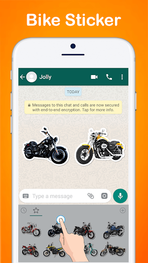 Bike Sticker For Whatsapp Screenshot 1
