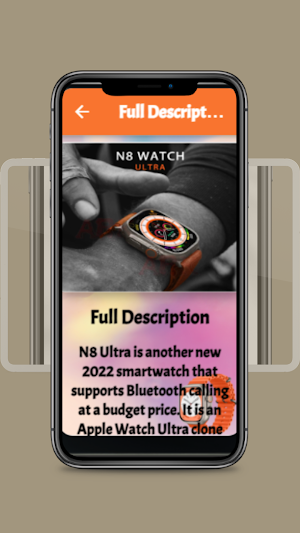 N8 ultra smart watch guide Screenshot 1