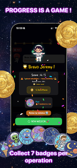 AstroCalcul Fun Mental Math Screenshot 2