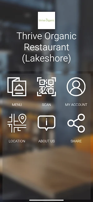Thrive Organic Restaurant Screenshot 0
