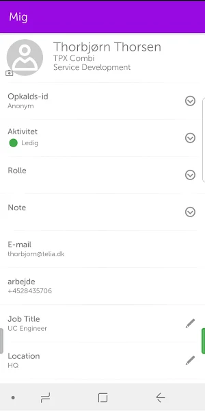 Telia Touchpoint Experience Screenshot 3