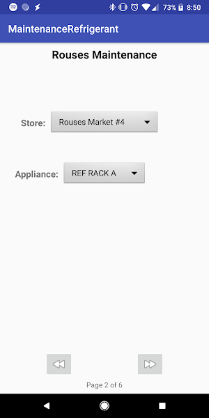 Rouses Refrigerant Maintenance Screenshot 1