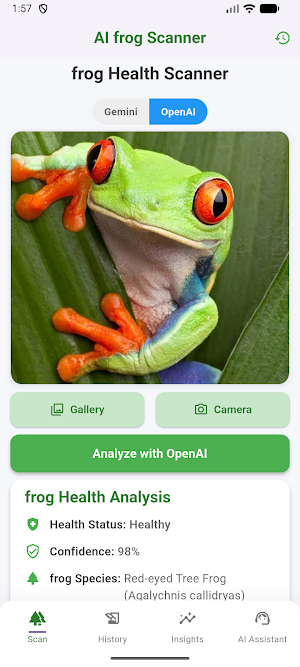 AI Frog Scanner Screenshot 3
