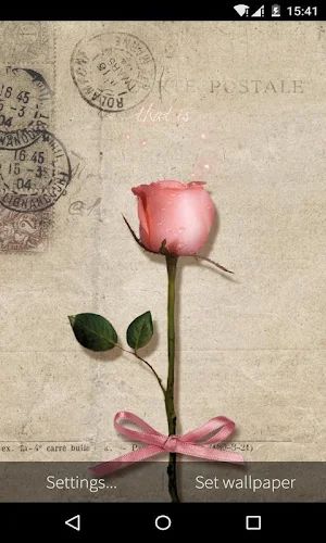 Rose And Poetry Live Wallpaper Screenshot 3