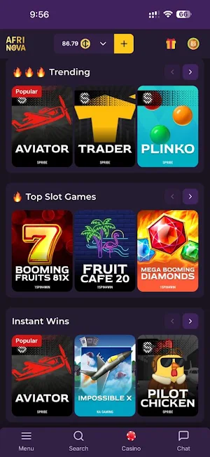 AfriNova - Fly.Spin.Win Screenshot 0