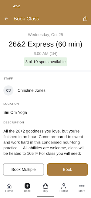 Siri Om Yoga Screenshot 2