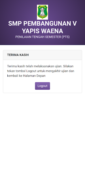 Exam SMP Pemb V Yapis Waena Screenshot 3