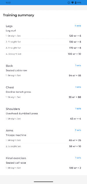 TrainIQ –  Workout Tracker Screenshot 2