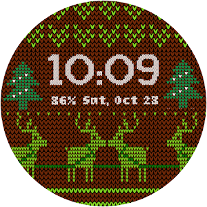 Watch Face Christmas Knit Screenshot 3